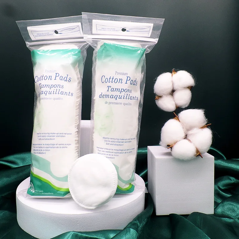 OEM Private Label Makeup Remover Cotton Rounds Facial Cotton Pads