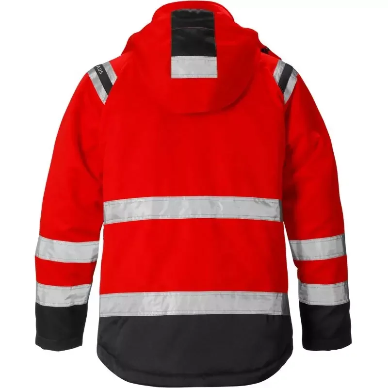 Winter Waterproof Windproof Thick Clothing Coat Mechanical Men Hi Vis Custom Construction Workwear Reflective Safety Work Jacket