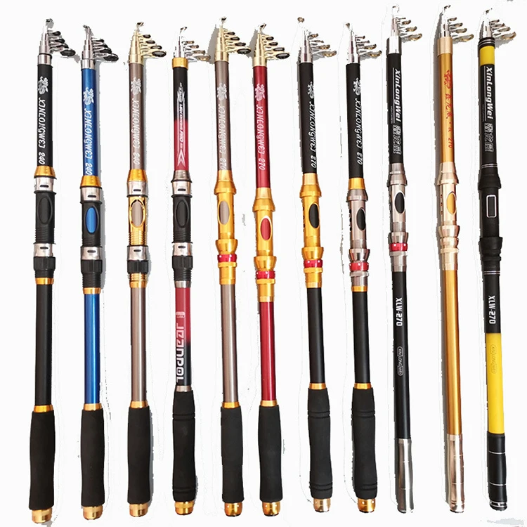 Wavefun 2021 New Fishing Rod 2.1m 2.4m 2.7m 3.0m 3.6m Carbon Fiber Telescopic Fishing Rods For Saltwater