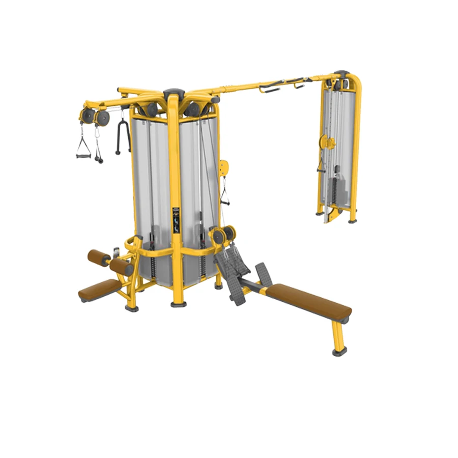 Multifunction muscle trainer machine  5 Station Multi Jungle gym fitness equipment for bodybuilding