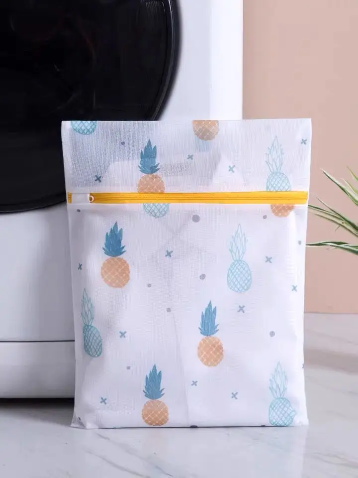 Custom Logo Full Color Overall Sublimation Printing Delicates Mesh Laundry Bag Lingerie Washing Bags