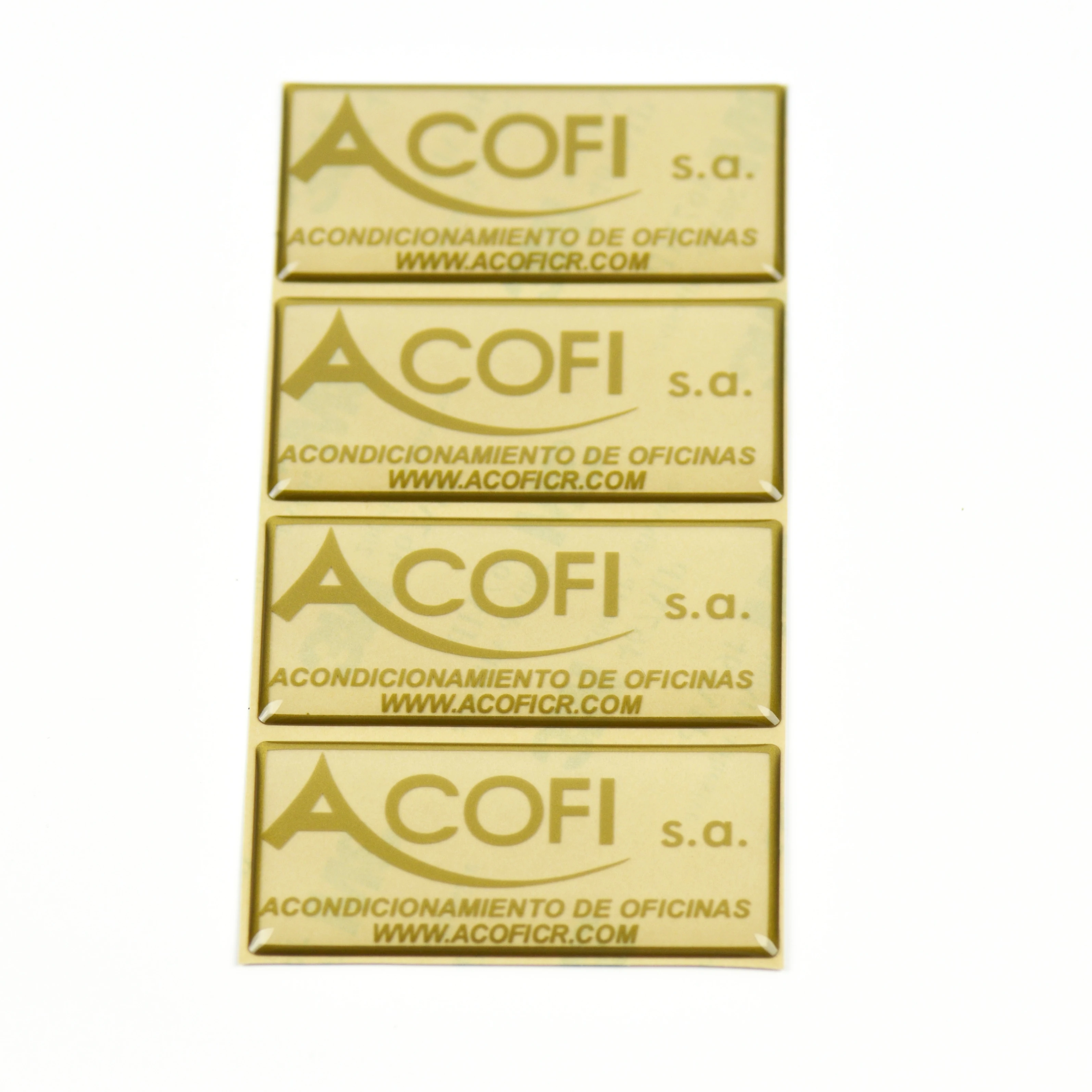 
Waterproof Screen Printing With Transparent Background 3D Domed Sticker 