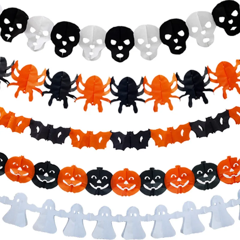 
Halloween Decorative Hanging Supplies Banners Tassel Garland Party Decorations 