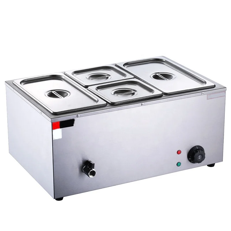 Stainless Steel  Food Warmer Bain Marie Buffet Catering Equipment Commercial Warmer Machine Food Warmers For Restaurant On Sale