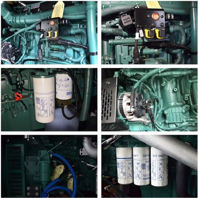 Silent/Open Type Electric Generator Volvo Penta 350kva 280kw Diesel Generator Set Volvo Generator 350 KVA Genset