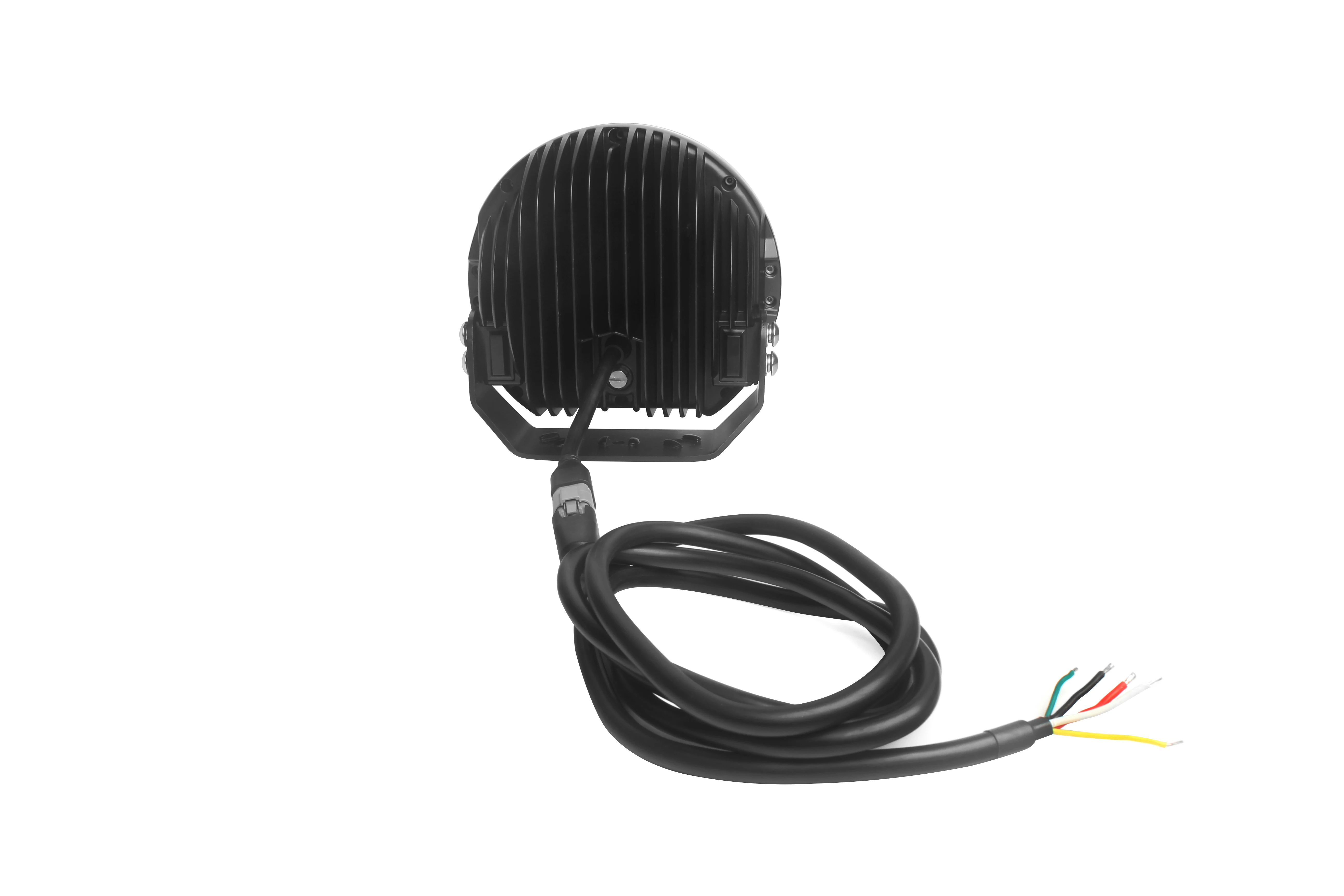 Wholesale Work Light For Truck 7/9 inch Flood 1 LED Headlight 300W Work touch lumina Spot Beam Round Offroad Driving Light