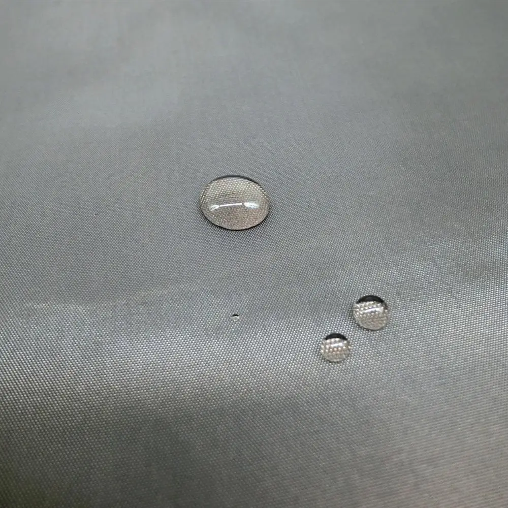 
CHINA jiangsu 210T lining taffeta polyester waterproof PA coated plain dyed 100% polyester fabric 