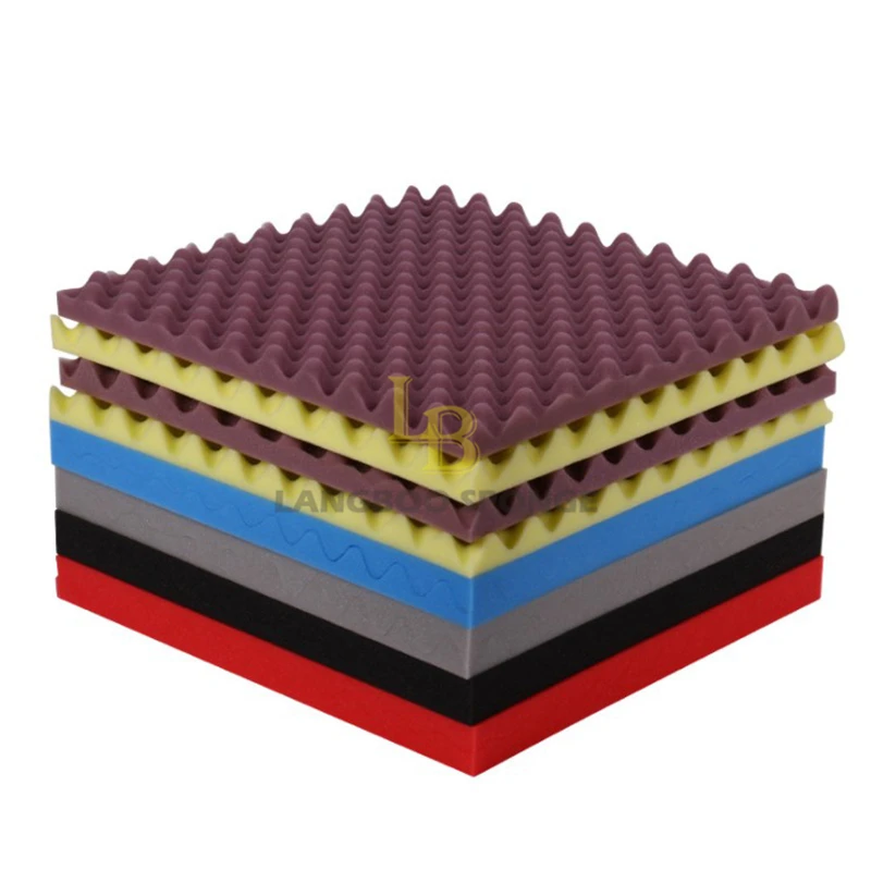 Factory acoustic soundproof foam sheet noise reduction decorative sound absorbing polyester fiber acoustic sponge sheet