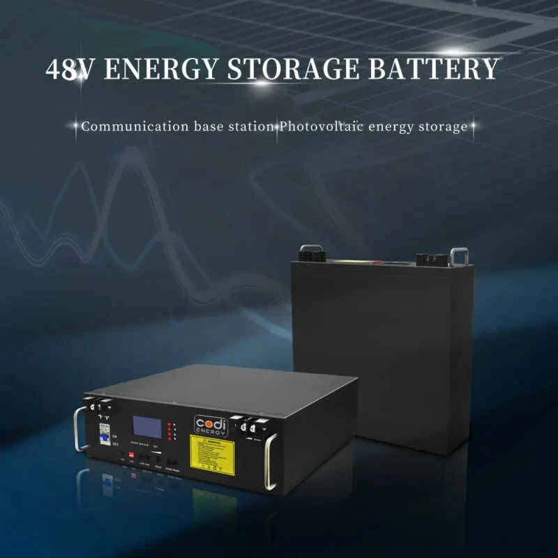 48v 30kw 40kwh 50kw Solar Battery Pack 51.2 Rechargeable Solar Lifepo4 Prismatic Cells Rack Mounted 200ah Lithium Batteries Bms