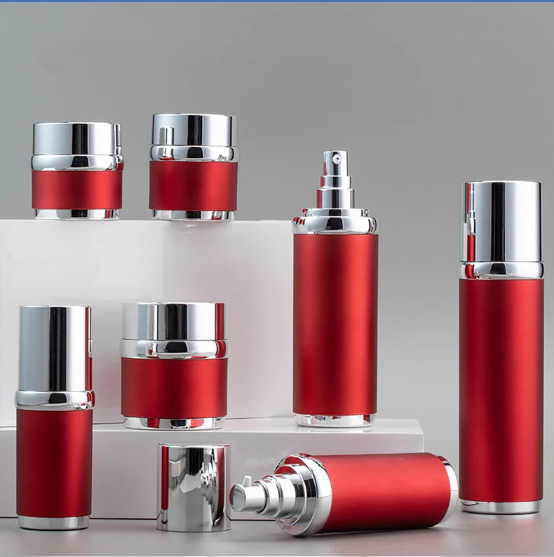 Luxury Skincare Cosmetic Packaging  Acrylic Lotion Bottle And Cream Jar