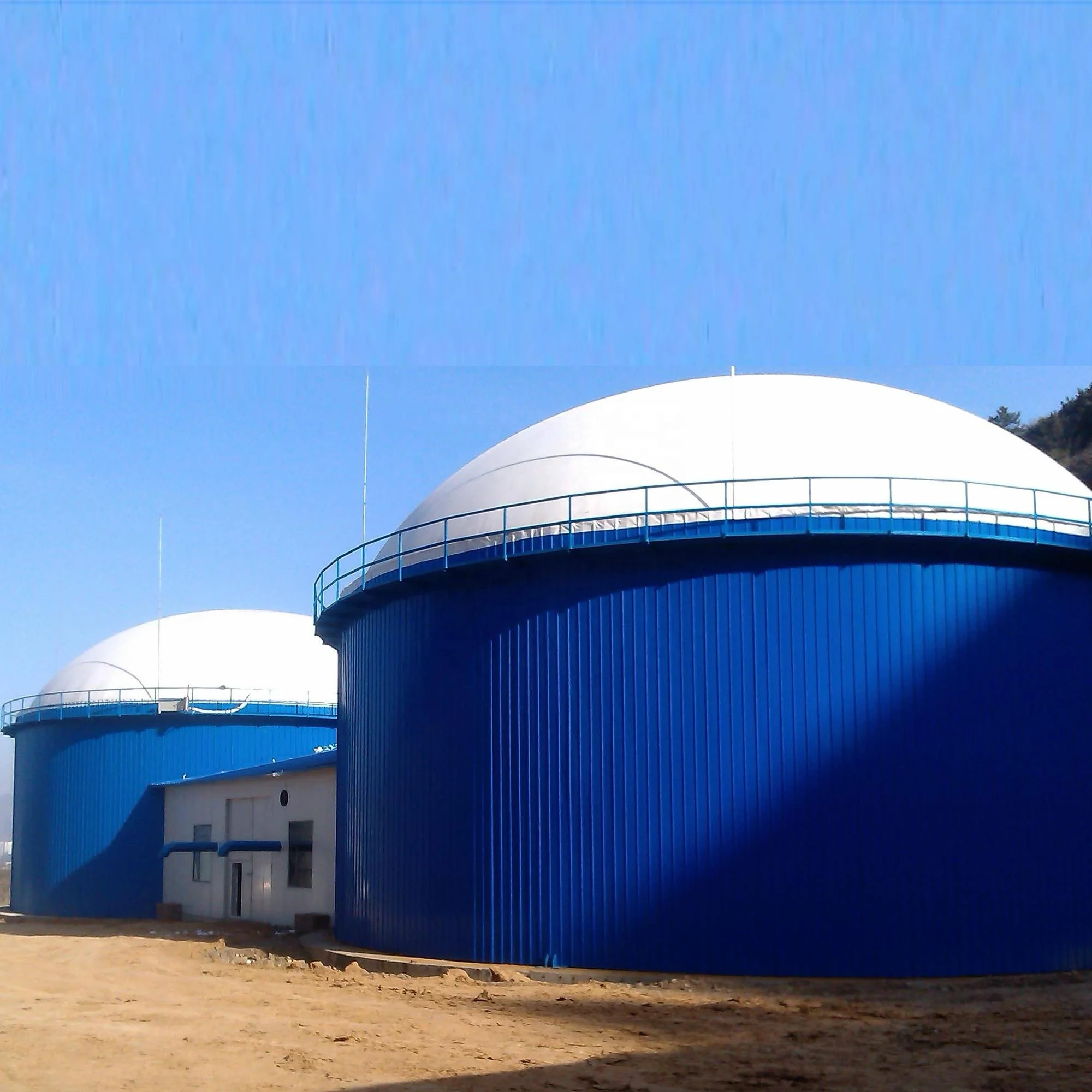 Ce & ISO сертифицированные контейнеры для хранения биогаза из анаэробного