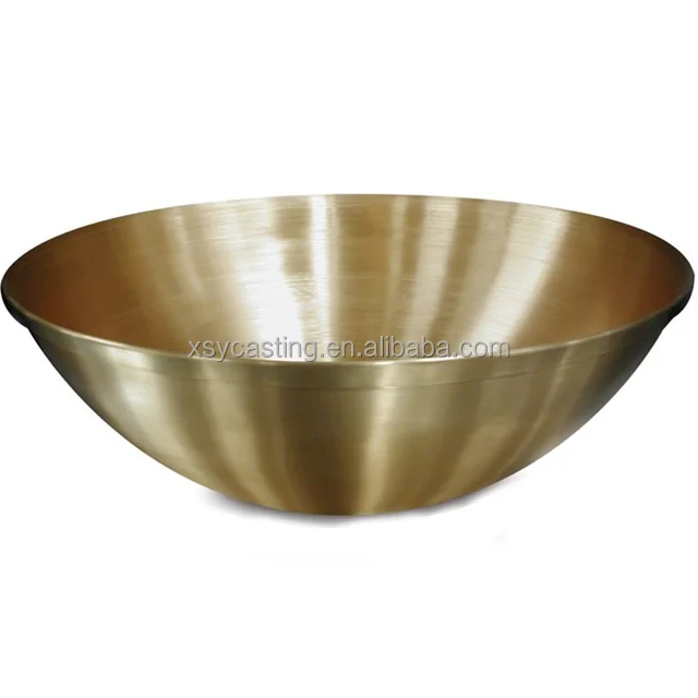 Custom High Quality Brass Sheet Metal Fabrication Drawing Spinning Processing Parts