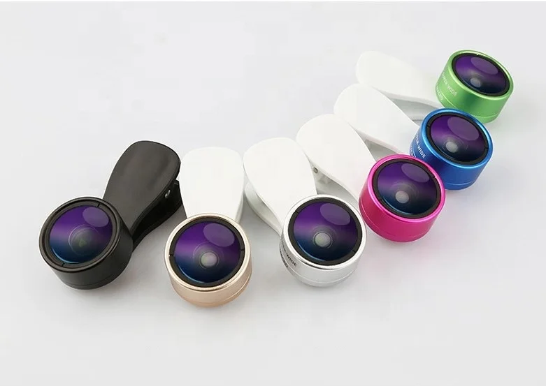 4K HD Mobile Phone Lens 0.36X Wide Angle 15 X Macro 2 IN 1 Mobile Phone External Lens From China Factory