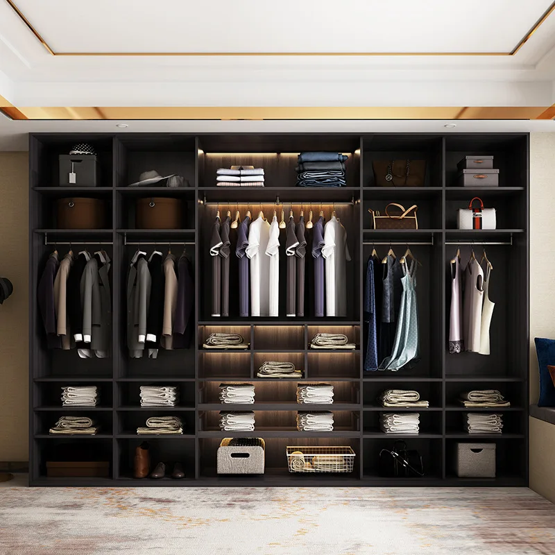 2021 New Popular Modern Closet Wardrobe Storage Wooden Bedroom Big Wardrobe