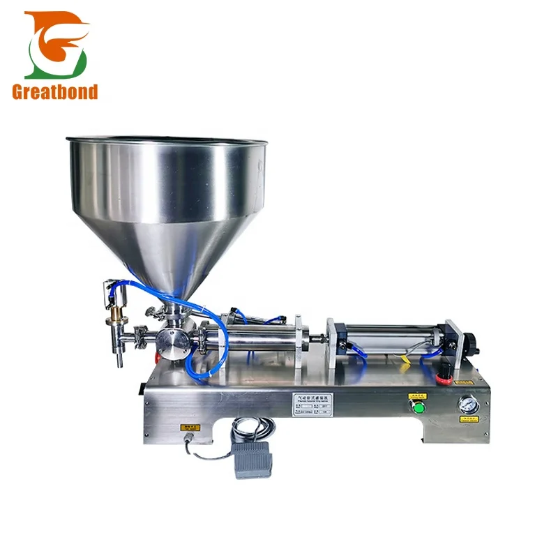 China Small Vertical Portable Automatic Horizontal Single-Head Paste Automatic Quantitative Honey Paste Liquid Filling Machine