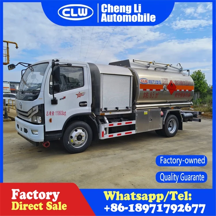 Новый китайский бренд Dongfeng 3000 галлонов топливный бак грузовик 4x2 10cbm международные топливные баки для