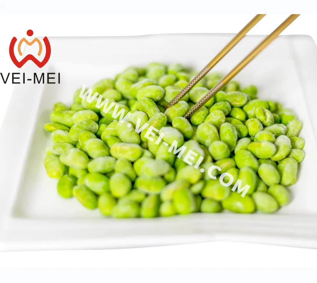 IQF Edamame Shelled Frozen Peeled Green Soybeans