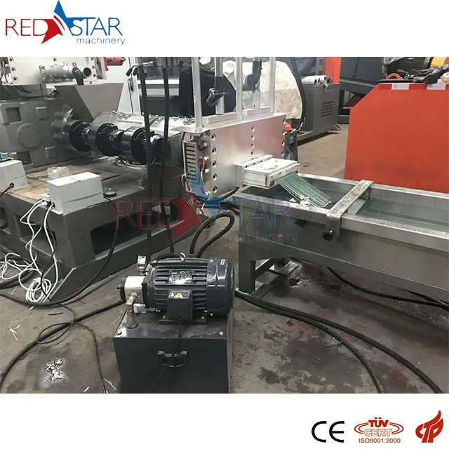 Zhangjiagang city REDSTAR MACHINERY LDPE LLDPE PE HDPE Film Plastic Recycling Pelletizing Line