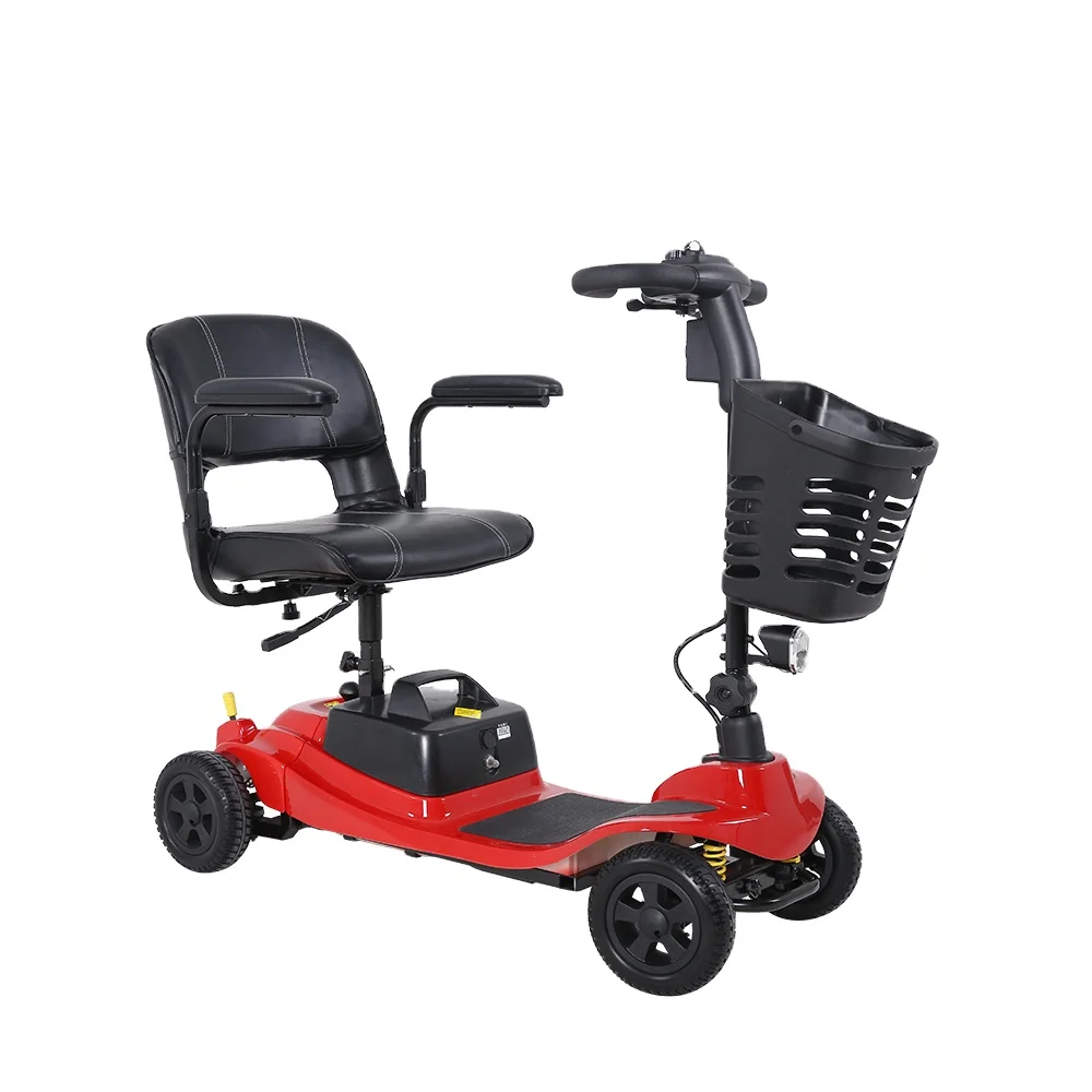 
Topmedi Wholesale Elderly Handicapped 4 Wheels Electric Mobility Scooter 