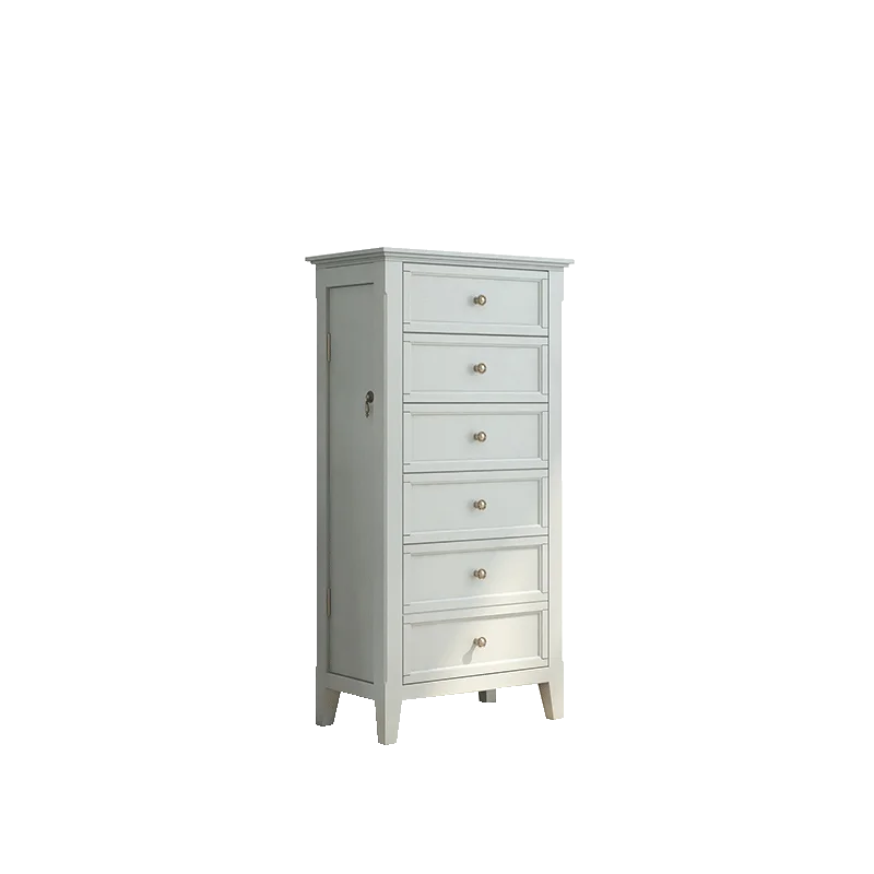 Chic bedroom green unique high jewelry storage bed side drawer jewelry cabinet