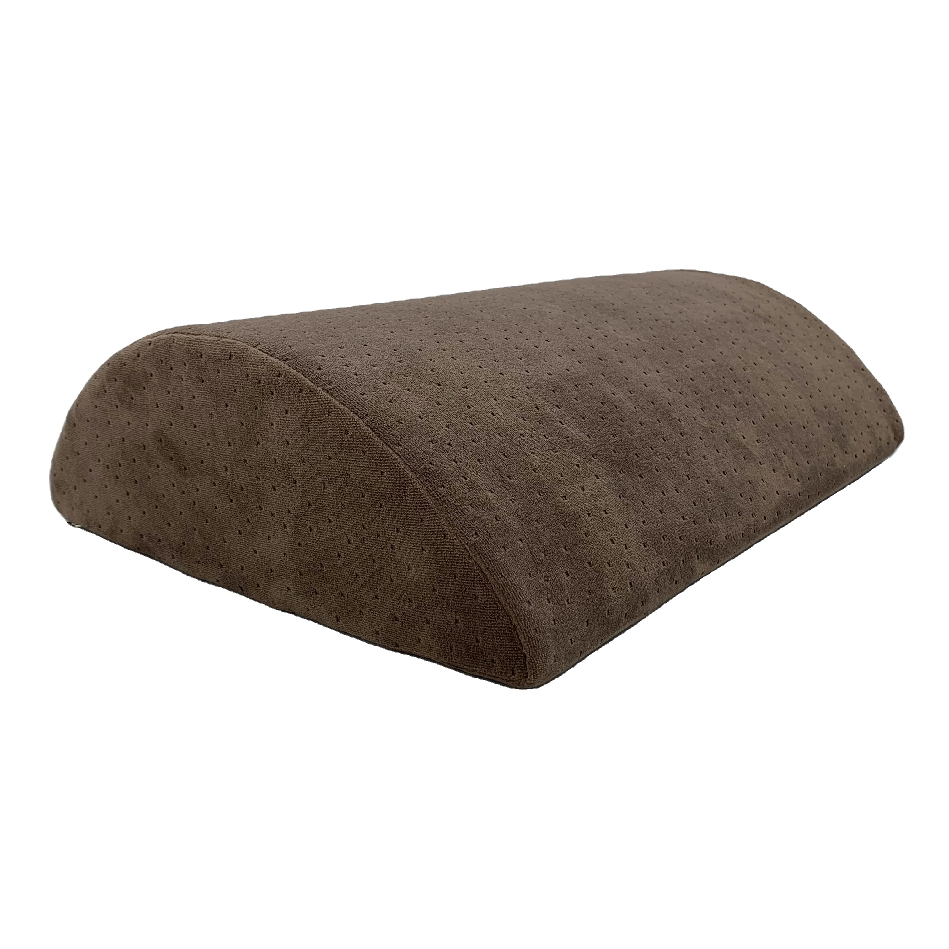 Оптовая продажа противоскользящая эргономичная офисная подушка для ног в форме полуцилиндра под столом на