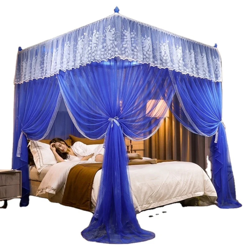 2021 Hot Sale New Portable Quick Folding Anti mosquito Home Bed Bedding Decoration Adult Mosquito Net