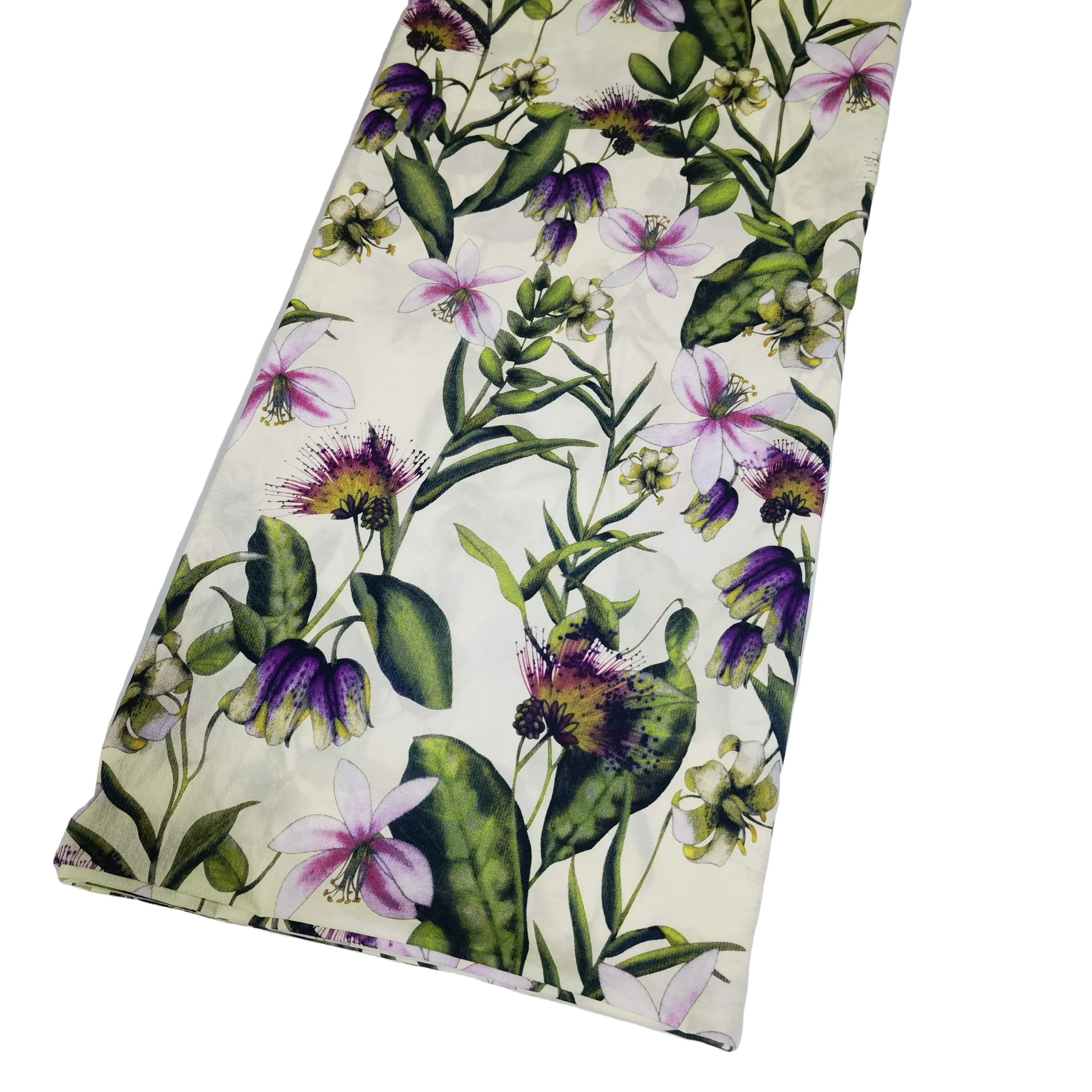 high quality stock nylon cotton spandex fabric 55% polyamide 42% cotton 3%  elastane stock printed