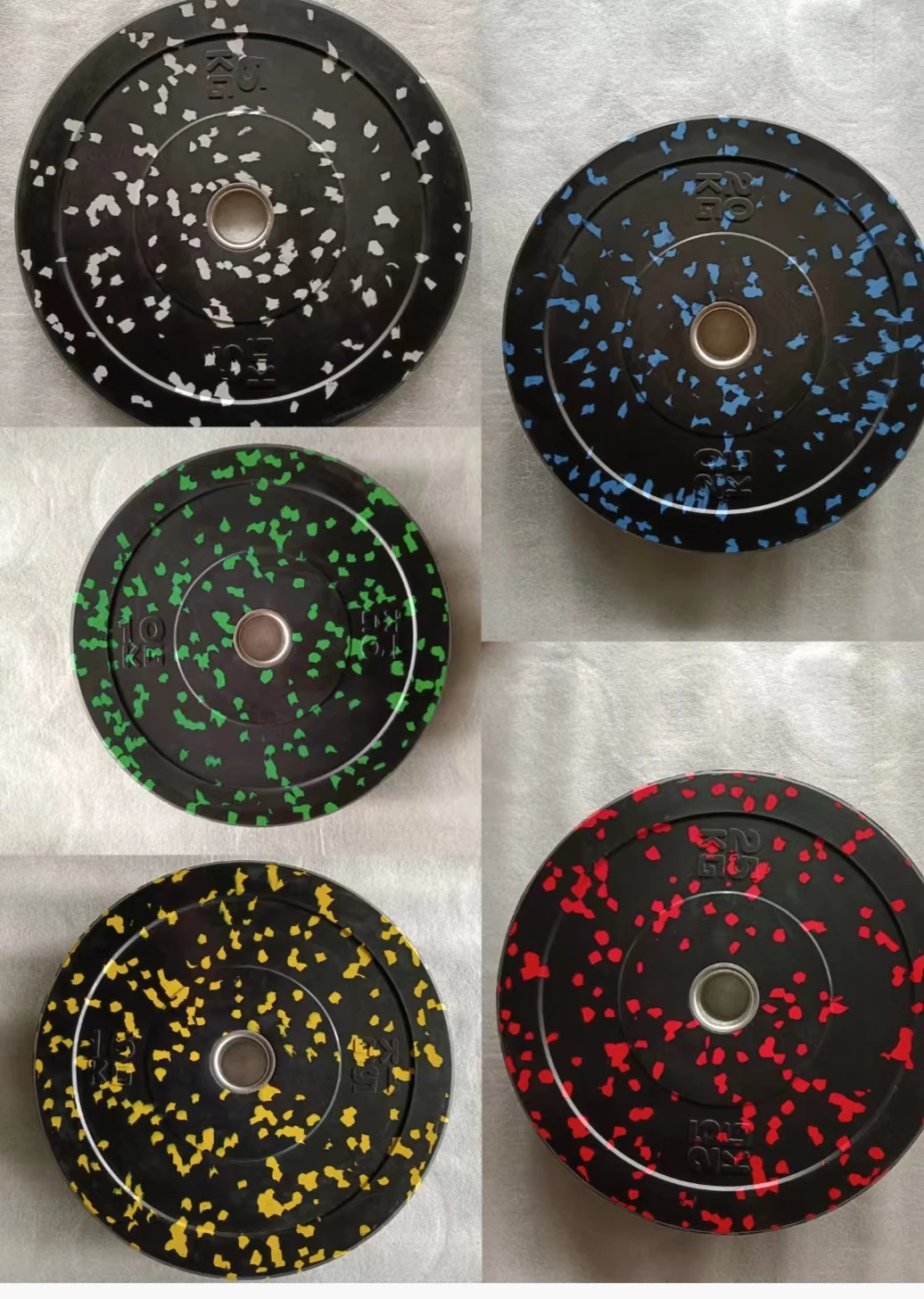whole sell  full  rubber  pvc  PU   chromed  rubber coated  many kinds of plates with very good  price  for gym home