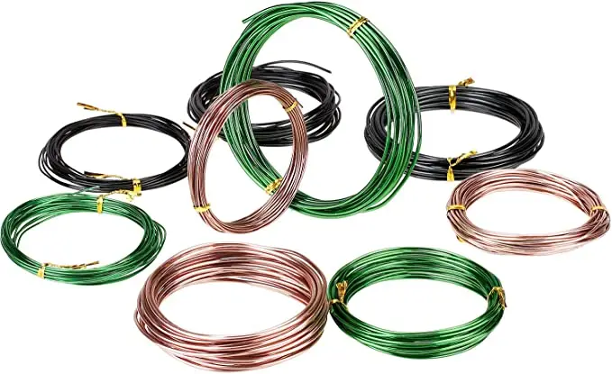 bonsai wire aluminium soft aluminum wire 1mm 1.5mm  2mm aluminium craft making wire