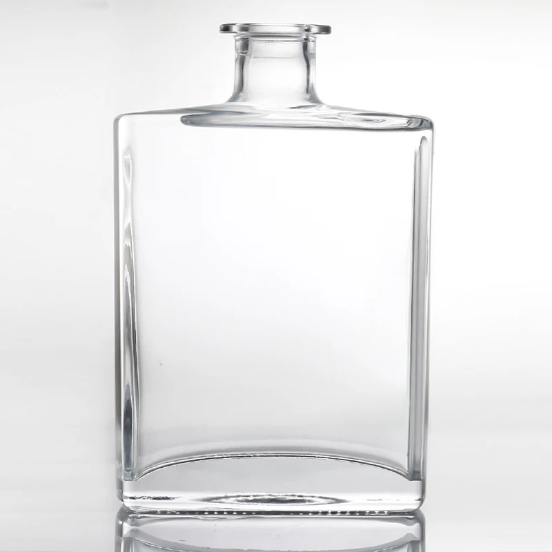 500Ml 750Ml Clear Empty Olso Vodka Liquor Gin Rum Tequila Whisky Brandy Spirit Glass Bottle With Cork