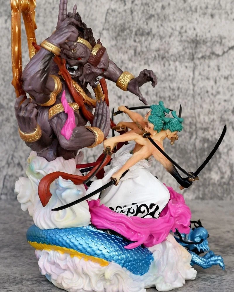 Wholesale Anime Figure 22cm PVC Figures One Pieces Asura Zoro Action Figures