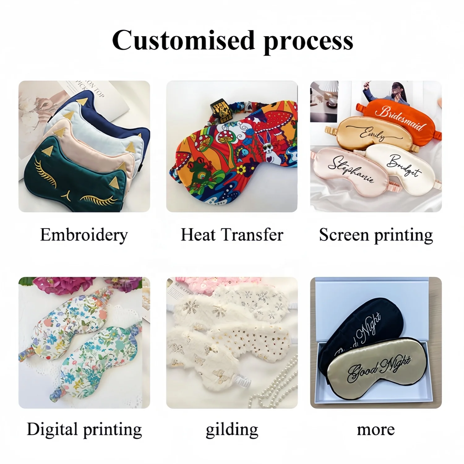 Hot Selling 3D Sleeping Eye Mask with Memory Foam for Comfort