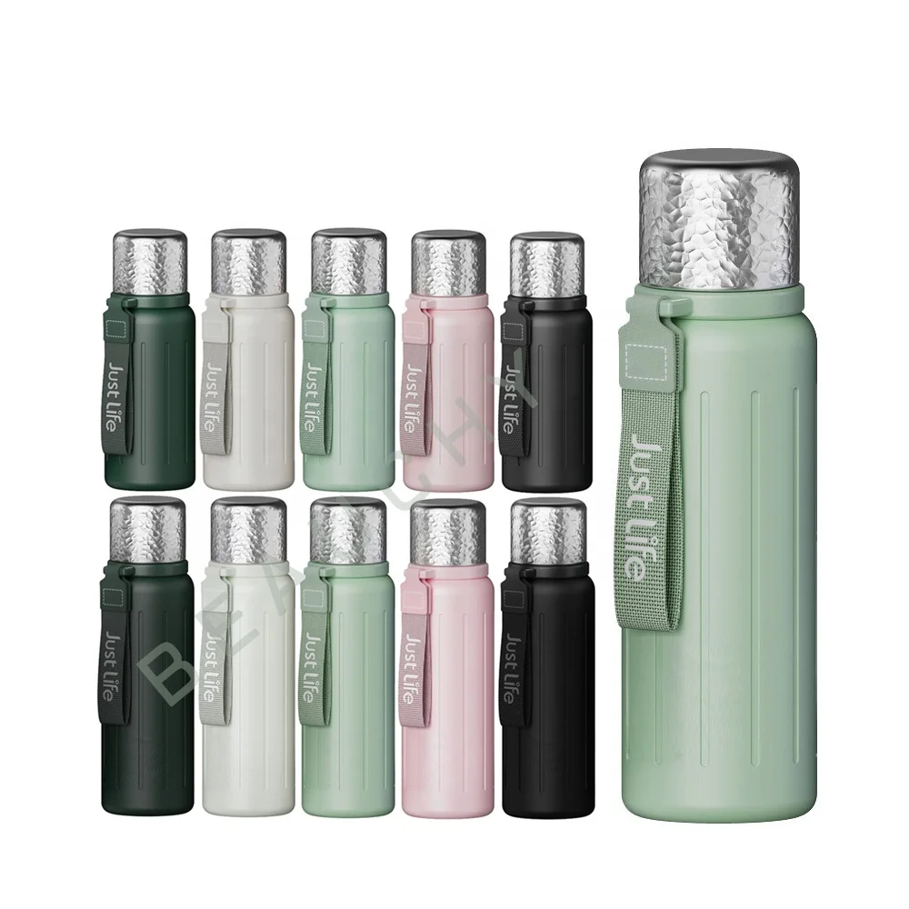 Wholesale Double Wall 316 Stainless Steel Vacuum Insulated Flask Travel Water Bottle Drink Gym Flask With Strainer Filter