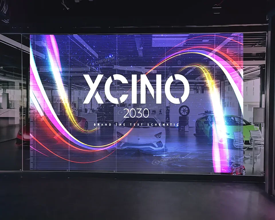 Indoor Outdoor Transparent LED Display Screen 2D 3D Video 4K Transparent LED Display