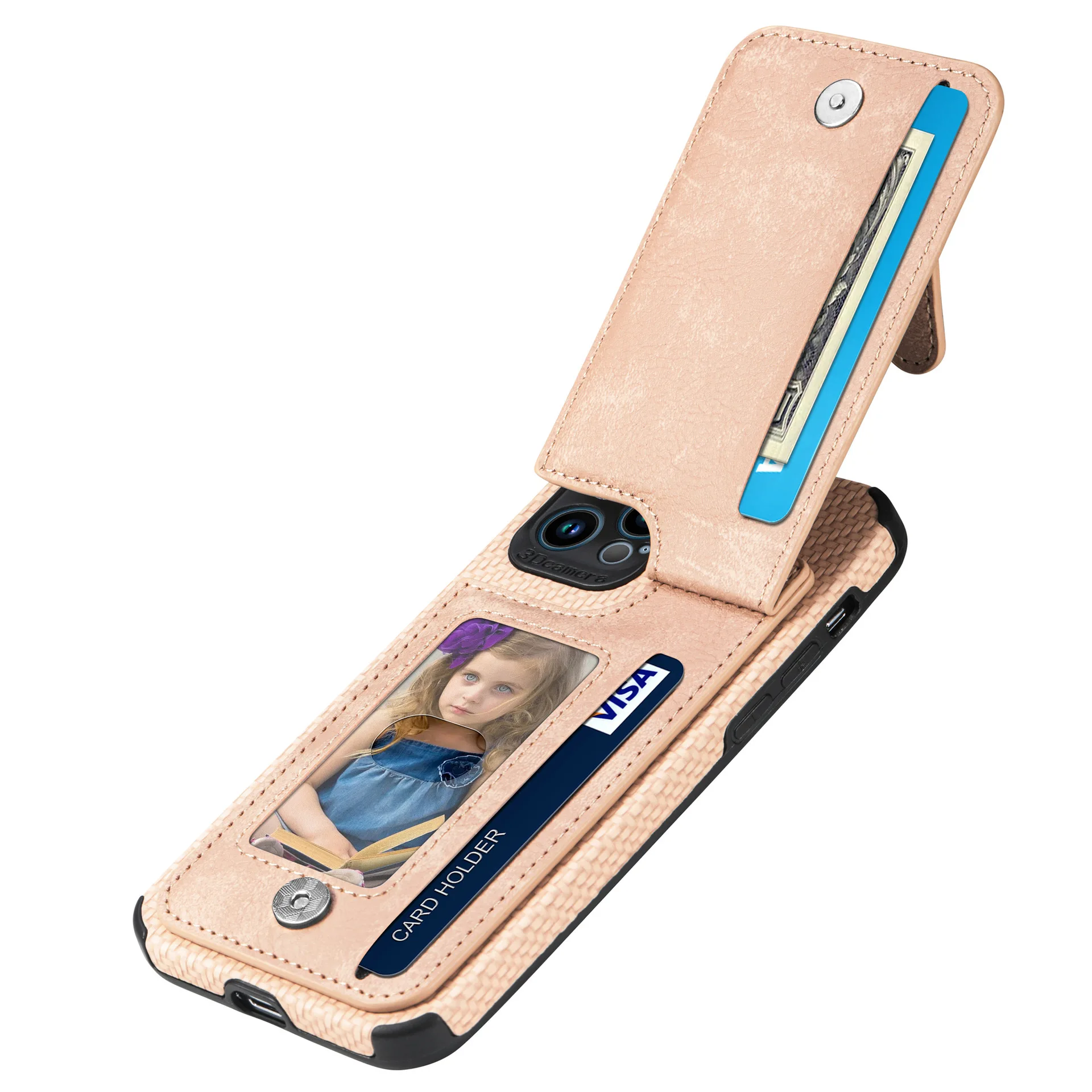 High Quality Zipper Leather Wallet Phone Case Mobile Flip Cover For Samsung S22 Ultra Leather Case