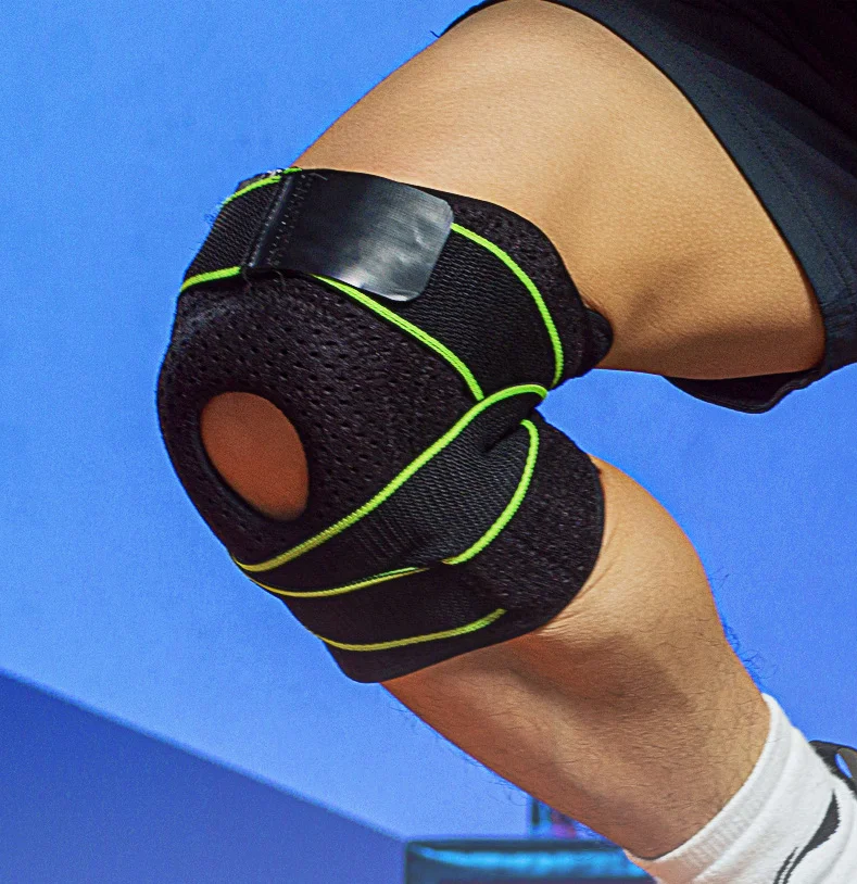 Amazon Hot Selling Compression Knee Sleeve Best Knee Brace Neoprene Knee Support With Holes