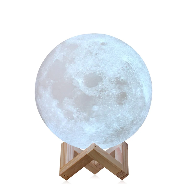 Portable 800Ml Cool Mist Humidifiers Aroma Oil Diffuser Mini 3D Moon Lamp Ultrasonic Home Room Air Humidifier Moon Humidifier
