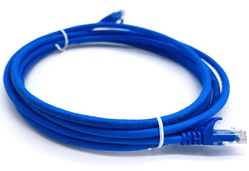 Blue Cat 6 CAT6 Patch Cord Cable 500mhz Ethernet Internet Network LAN RJ45 UTP Cable
