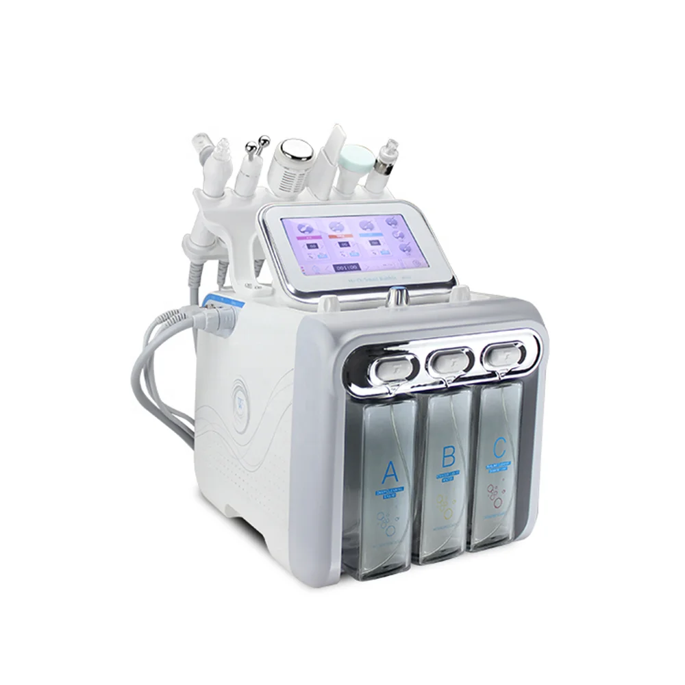 Beauty salon best 6 in 1 skin care products face machine multi-functional hydra personal skin treatment