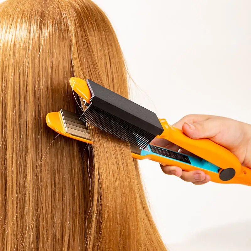 Flatiron Comb Attachment Heat Comb Hair Straightener Removable Carbon Fiber Plastic Nimble Comb For Hair Straightener