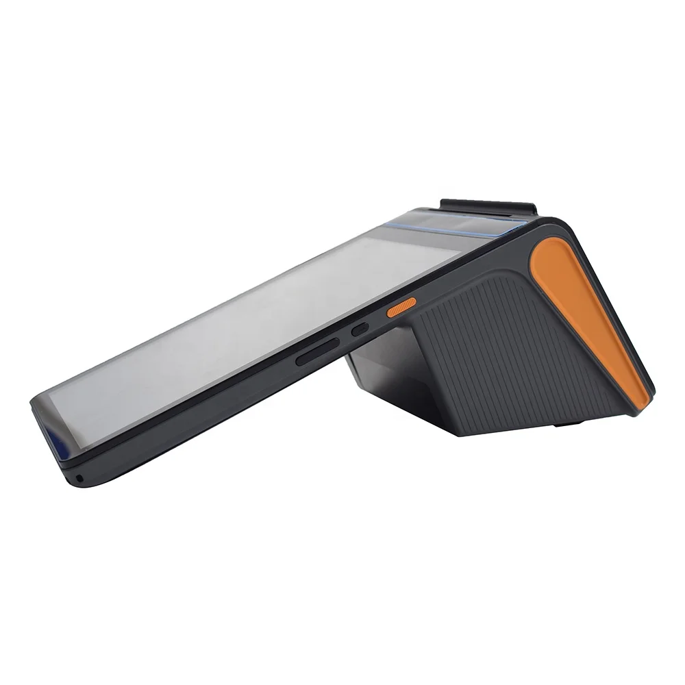 Handheld POS with 8 inch touch screen Android OS dual-SIM 4G LTE WiFi Bluetooth GPS Android 12.0