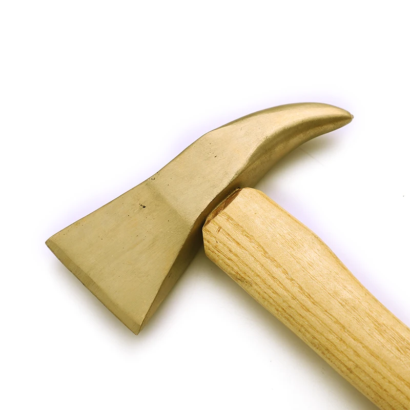 
China No spark tools Aluminum bronze high quality alloy rubber handle safety fire axe 
