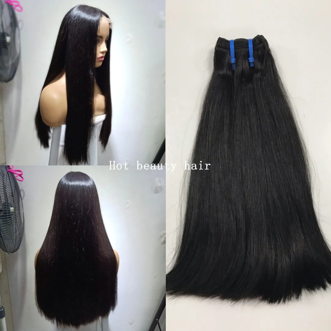 
Hotbeautyhair Super Double Drawn Straight Human Hair Bundles Brazilian Raw Virgin Cuticle Aligned Hair Wefts Extensions 