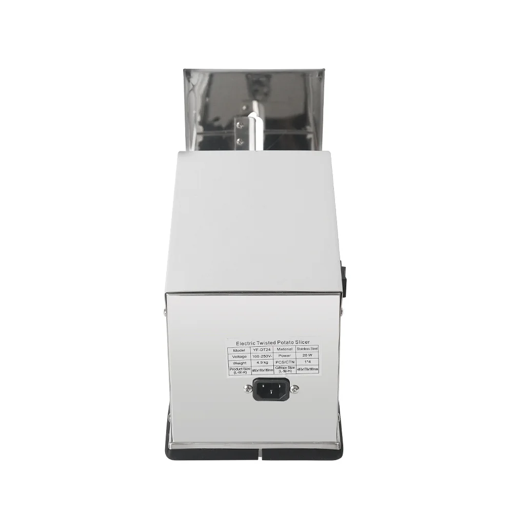 Hot selling automatic commercial tornado potato tower crane/electric potato twister