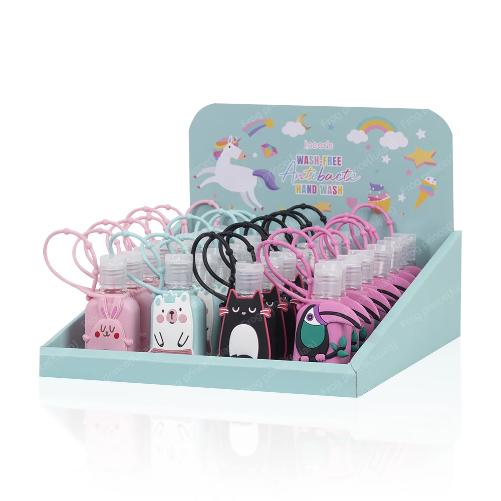 30 ml Portable Mini Alcohol Hand Sanitizer With Silicone Holder