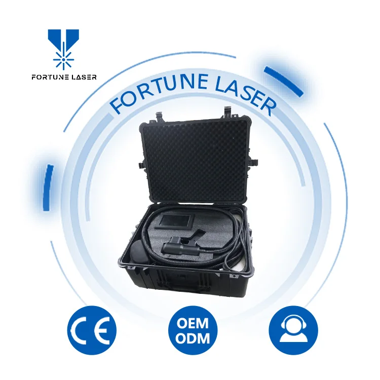 300w Handheld portable rust oxid layer removal laser rust removal 100w fiber laser cleaning machine laser paint removal