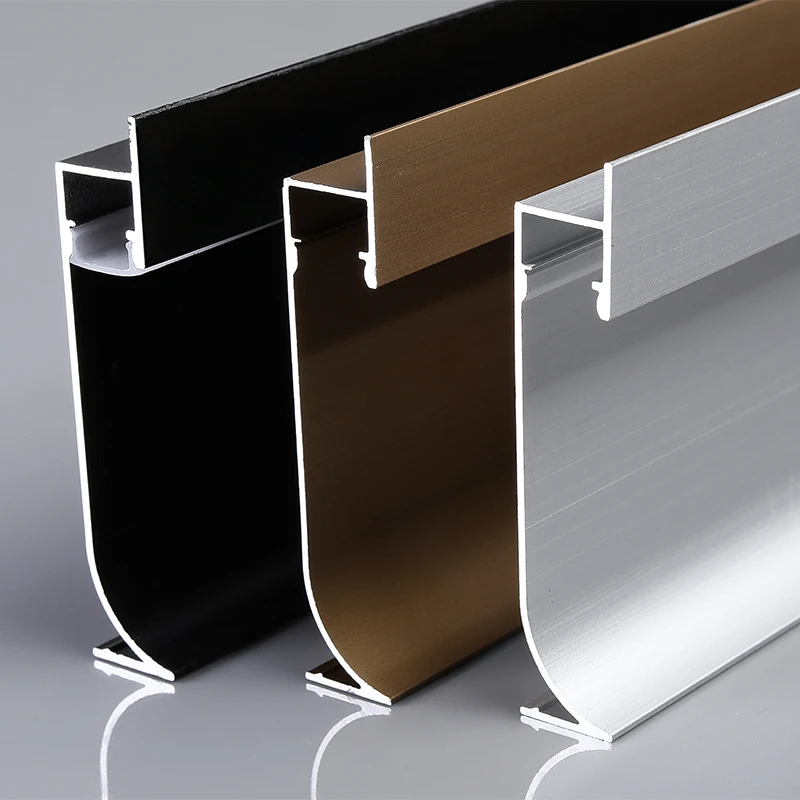Directly Supplied Manufacturer LED Aluminum Alloy Skirting Iine for Invisible Edge Trimming