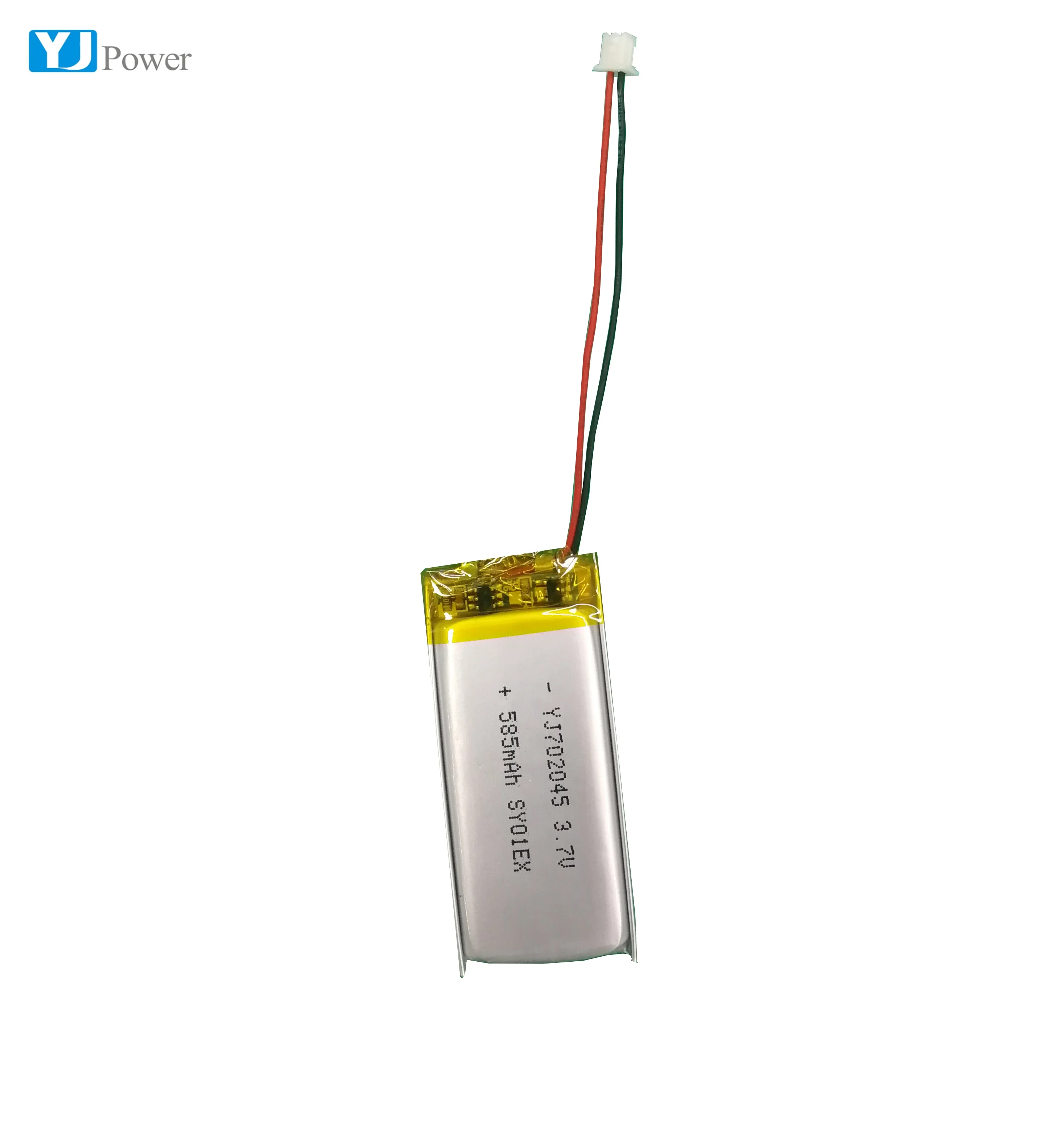 Factory Price 702045 3.7v 585mAh Rechargeable Lithium Polymer Battery for GPS tracker With CE KC MSDS CQC Certificate