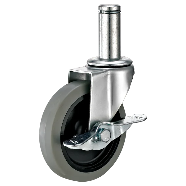 3inch Top plate light duty TPR swivel caster wheel
