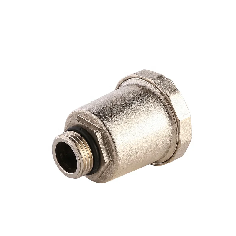 High Quality Nickel Plated Brass  Boiler Union  Air Vent Valve